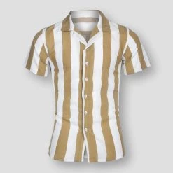U-Nice Store Sky Madrid Gamprin Striped Shirt