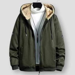 MANLUODANNI Oversea Store North Royal Wool Zipper Hoodie Men's Apparels