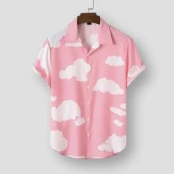 Mr. Ye Store Sky Madrid Graphic Cloud Shirt Men's Apparels