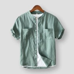 Cotton Linen Store Sky Madrid Genk Linen Shirt