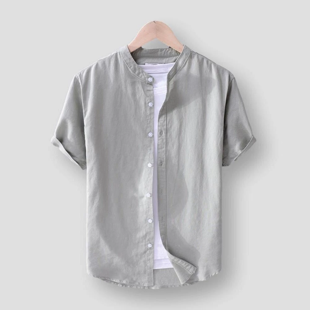 Moringcute Store Sky Madrid Fribourg Linen Shirt Men's Apparels 4 Moringcute Store Sky Madrid Fribourg Linen Shirt Men's Apparels