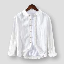 Pinecypress Official Store Men's Apparels North Royal Laughlin Linen Shirt