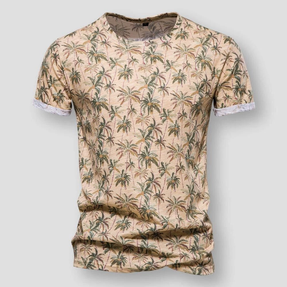 AIOPESON Official Store North Royal Lahaina Palm Shirt 4 AIOPESON Official Store North Royal Lahaina Palm Shirt