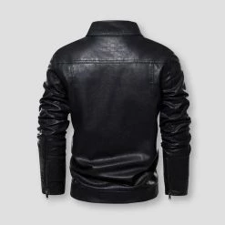 FREDD-MARSHALL Men's Store Sky Madrid Leather Austin Jacket 15 FREDD-MARSHALL Men's Store Sky Madrid Leather Austin Jacket