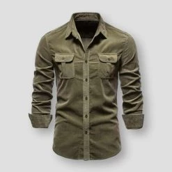 NEGIZBER Trend Store Sky Madrid Toledo Corduroy Shirt