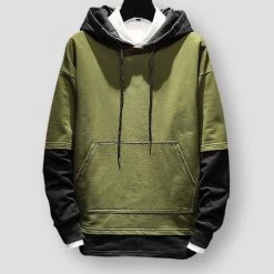 YYT Sweaters Store Men's Apparels North Royal Kiel Patchwork Hoodie