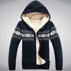 Fashion Flash North Royal Bergen Hooded Cardigan Men's Apparels