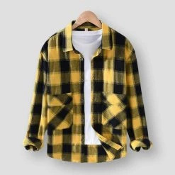 Cotton Linen Store North Royal Mauren Plaid Shirt Men's Apparels