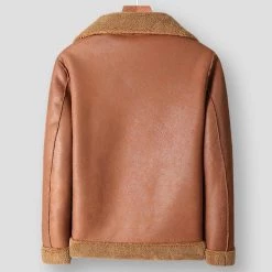 Anbican Factory Store Saint Morris Leather Fleece Biker Jacket Men's Apparels 10 Anbican Factory Store Saint Morris Leather Fleece Biker Jacket Men's Apparels