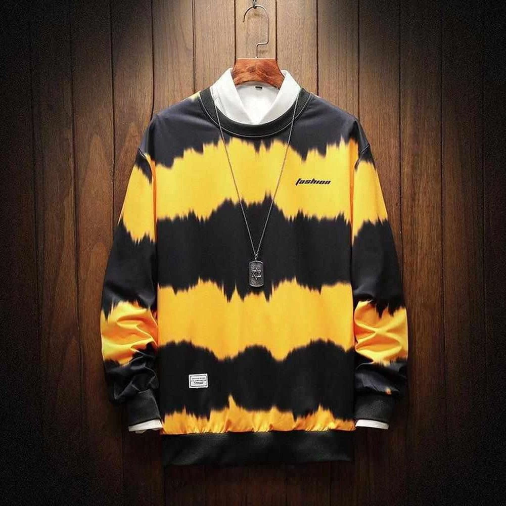 Moringcute Store Men's Apparels Sky Madrid Tie-Dye Oversized Sweater 6 Moringcute Store Men's Apparels Sky Madrid Tie-Dye Oversized Sweater