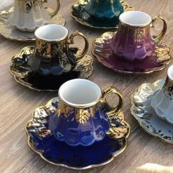 Moon Mogul Saint Morris Porcelain Coffee Set Home