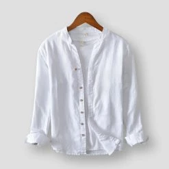 MOGELAISI Official Store Men's Apparels North Royal Redon Linen Shirt