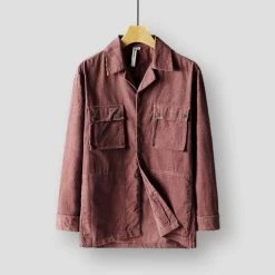 Cotton Linen Store Men's Apparels Saint Morris Corduroy Pocket Jacket