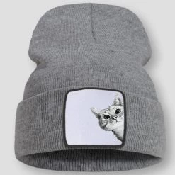 Kunddy Store Men's Apparels North Royal Cat Knitted Beanie