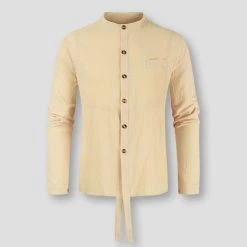 Men's Attire Clothes Store Saint Morris Bochum Linen Shirt Men's Apparels