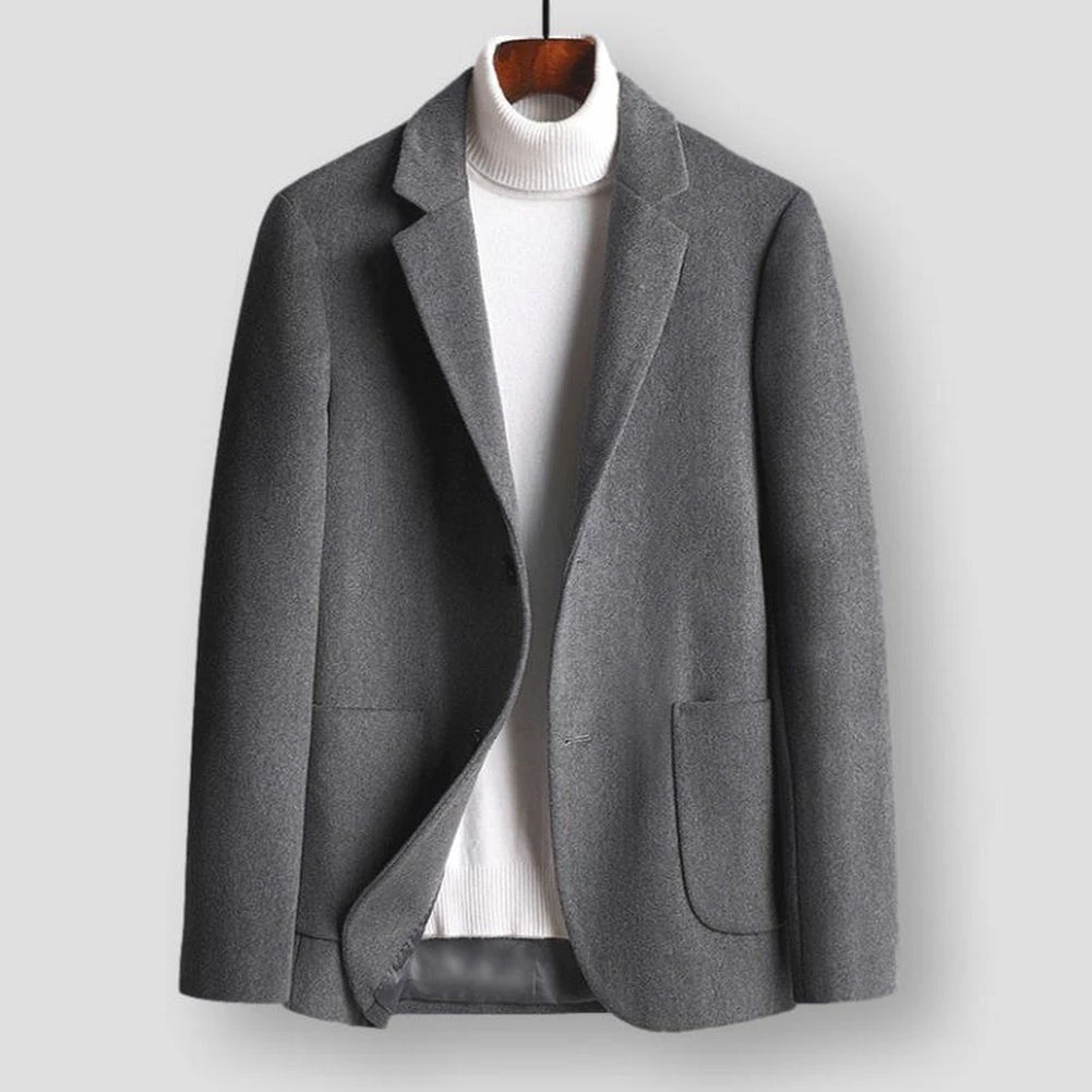 Moringcute Store Sky Madrid Pocket Wool Blazer 4 Moringcute Store Sky Madrid Pocket Wool Blazer