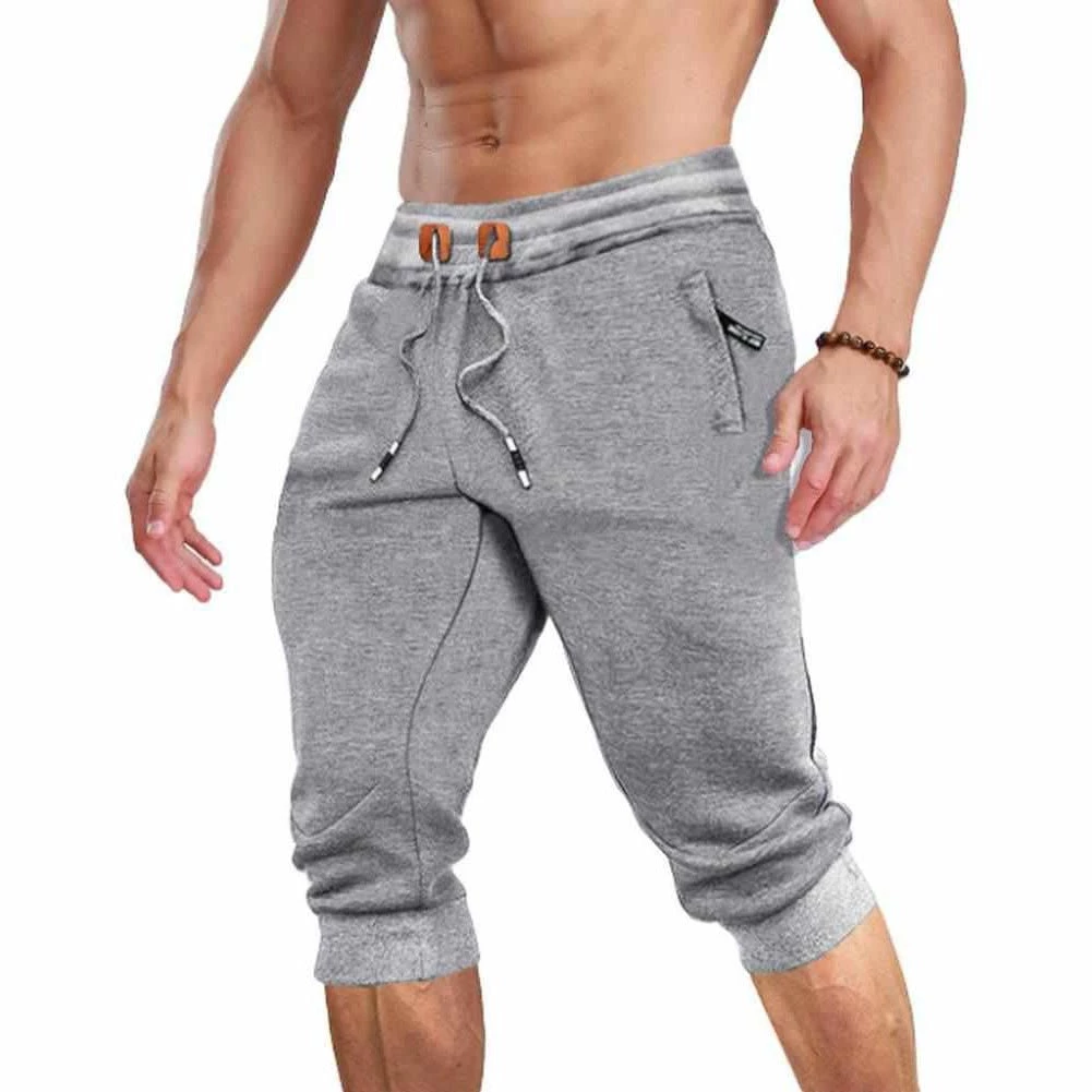 MAGCOMSEN Official Store Men's Apparels Sky Madrid Casual 3/4 Sweatpants 3 MAGCOMSEN Official Store Men's Apparels Sky Madrid Casual 3/4 Sweatpants