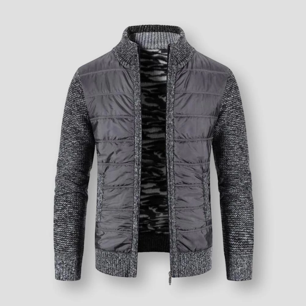 Mountainskin Official Store Saint Morris Padded Zip-Up Cardigan 6 Mountainskin Official Store Saint Morris Padded Zip-Up Cardigan