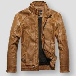 FAVOCENT Men's Wardrobe Store Saint Morris Perth Leather Jacket