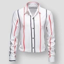 Coupan Store Saint Morris Lansing Striped Shirt