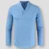 YaChun Fashion Clothing Store Men's Apparels Sky Madrid Sterling Linen Shirt