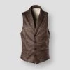 BATTLERLOVER Factory Store North Royal Leather Slim Vest 2 BATTLERLOVER Factory Store North Royal Leather Slim Vest