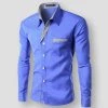 HANQIU Store Sky Madrid Liege Pocket Shirt Men's Apparels 2 HANQIU Store Sky Madrid Liege Pocket Shirt Men's Apparels