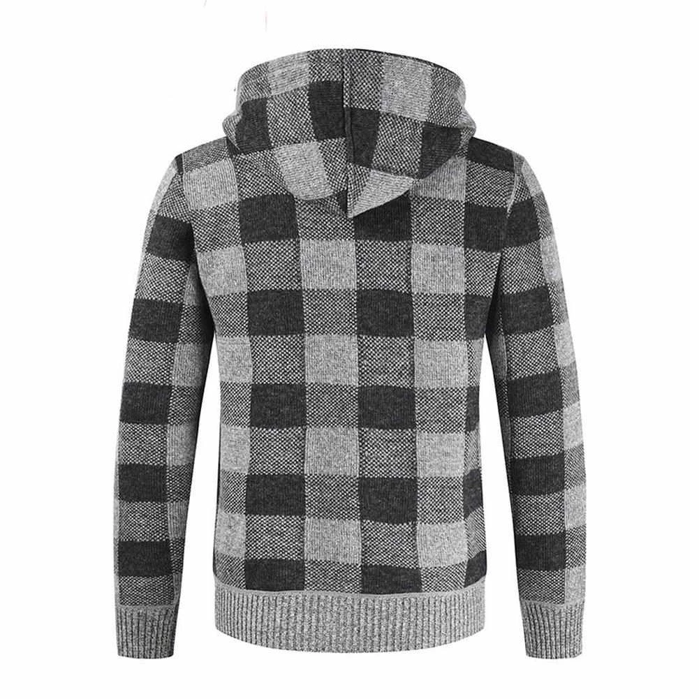 URSPORTTECH Store North Royal Knitted Hooded Cardigan Men's Apparels 4 URSPORTTECH Store North Royal Knitted Hooded Cardigan Men's Apparels