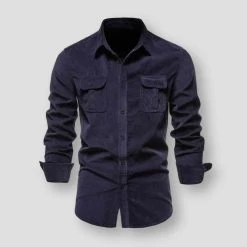 NEGIZBER Trend Store Sky Madrid Toledo Corduroy Shirt