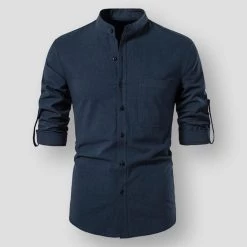 XIPENG Mens Wardrobe Store Men's Apparels North Royal Preston Linen Shirt 7 XIPENG Mens Wardrobe Store Men's Apparels North Royal Preston Linen Shirt