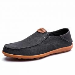 Merkmak Official Store North Royal Canvas Driving Shoes Men's Apparels