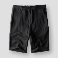 Cotton Linen Store North Royal Pyrgos Linen Shorts 11 Cotton Linen Store North Royal Pyrgos Linen Shorts