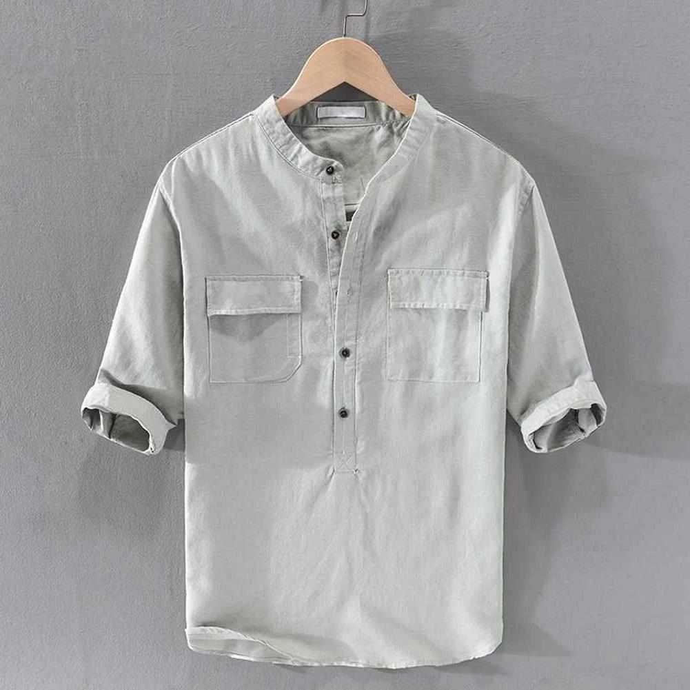 Cotton Linen Store Sky Madrid Koh Samui Linen Shirt 4 Cotton Linen Store Sky Madrid Koh Samui Linen Shirt