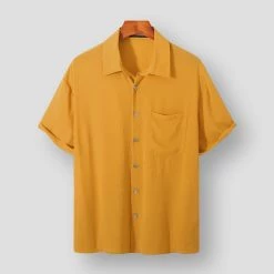 INCERUN Official Store North Royal Yellville Weekend Shirt Men's Apparels