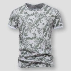 AIOPESON Official Store Sky Madrid Quinta Leaf Shirt Men's Apparels