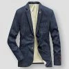 BeckyWalk Store North Royal Denim Pocket Blazer