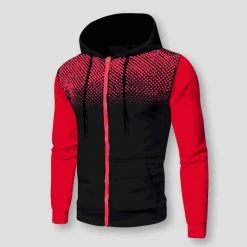 Z Leisure Trend Store Saint Morris Contrast Hooded Sweatshirt