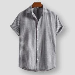 Moringcute Store Men's Apparels Sky Madrid Tarragona Striped Shirt