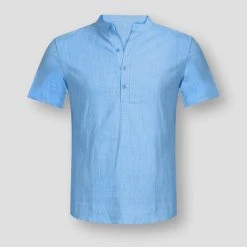 Suchila Clothes Store Men's Apparels North Royal Chambery Linen Shirt