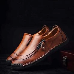 BAOLUMA Official Store Gatsby Genuine Leather Loafers Men's Apparels