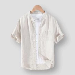 BOU Store Men's Apparels Saint Morris Ambler Linen Shirt