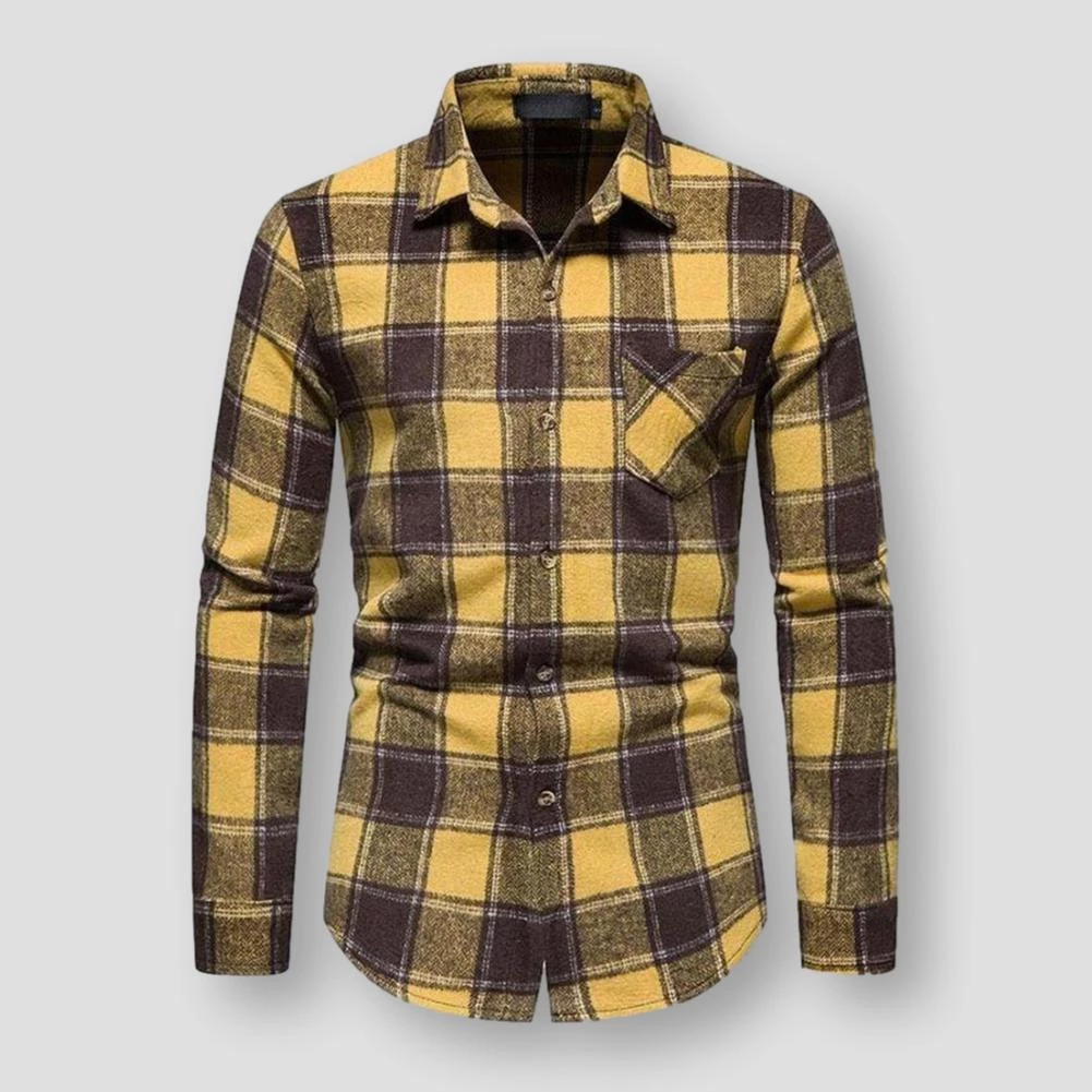 King Billion Official Store Men's Apparels Sky Madrid Flannel Checkered Shirt 5 King Billion Official Store Men's Apparels Sky Madrid Flannel Checkered Shirt