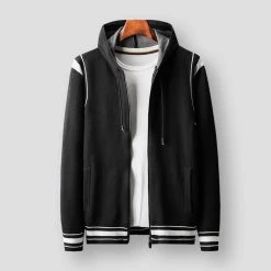 Minglu Official Store Sky Madrid Trento Hooded Cardigan Men's Apparels