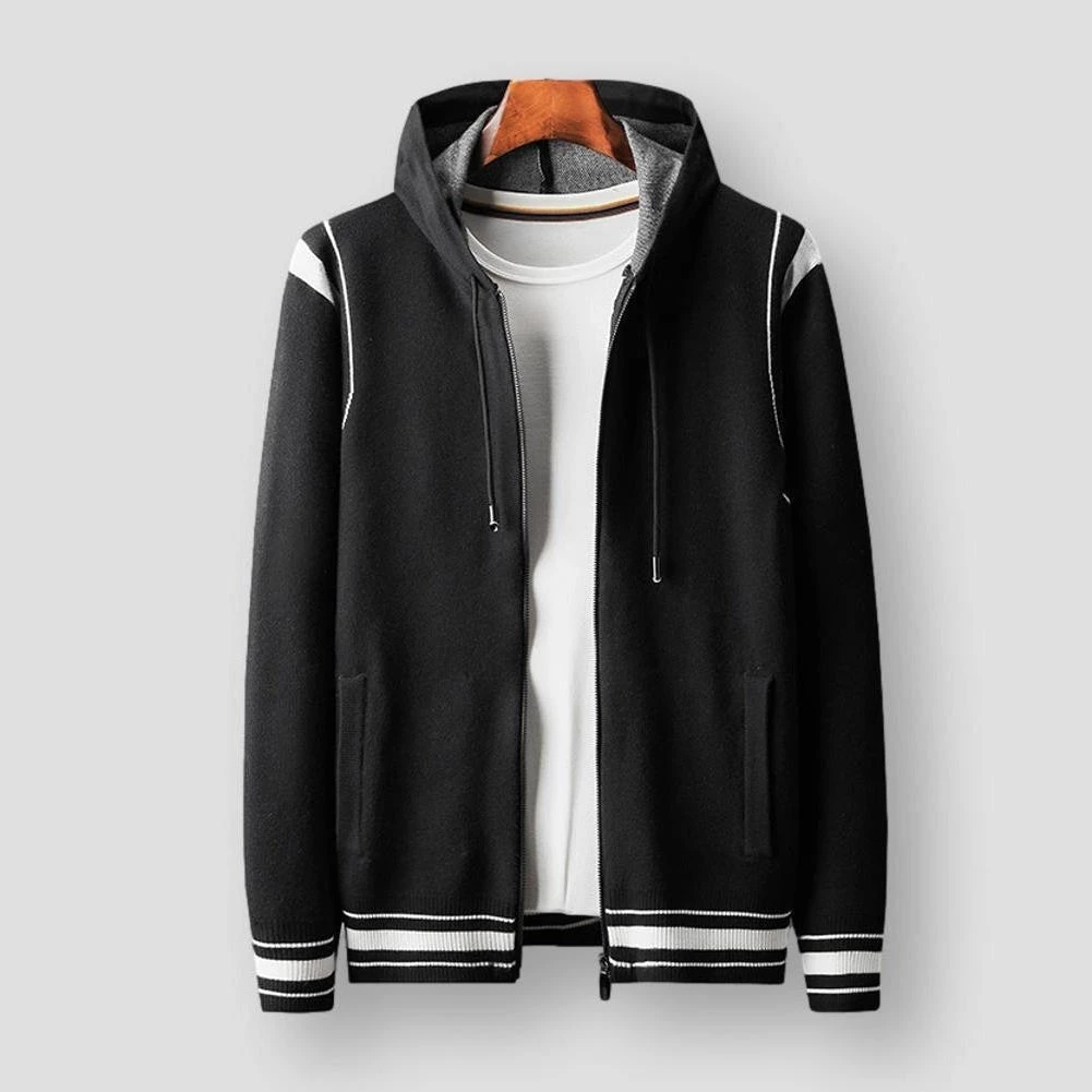 Minglu Official Store Sky Madrid Trento Hooded Cardigan Men's Apparels 3 Minglu Official Store Sky Madrid Trento Hooded Cardigan Men's Apparels