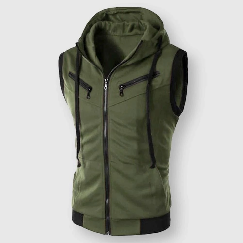 YUNDONG Store Saint Morris Elburg Hooded Vest 7 YUNDONG Store Saint Morris Elburg Hooded Vest
