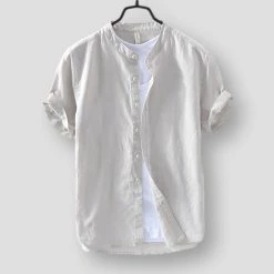 Bolubao Men's Store Saint Morris Arles Linen Shirt