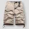 QINXUANZIJIE Man Wardrobe Store Men's Apparels North Royal Flanders Cargo Shorts