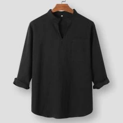 Shop911551287 Store Men's Apparels North Royal Pattaya Linen Shirt