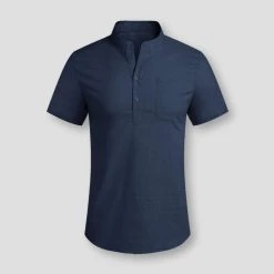 987 Crooked Store Saint Morris Cairns Linen Shirt