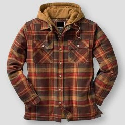 Menore For Dropshipping Store Sky Madrid Hooded Plaid Jacket Men's Apparels 11 Menore For Dropshipping Store Sky Madrid Hooded Plaid Jacket Men's Apparels